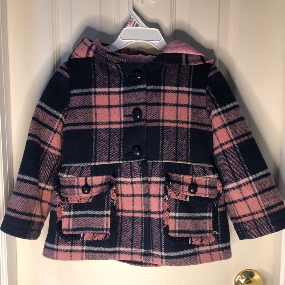 Toddler Girls 3t PLAID JACKET
